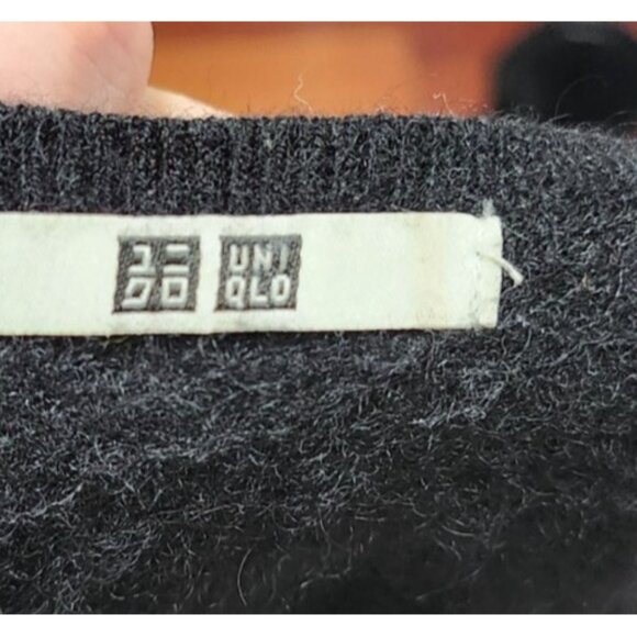 UNIQLO 100% Cashmere Sweater Black Women’s M Soft Luxury Knit Pullover Classic - Picture 5 of 12